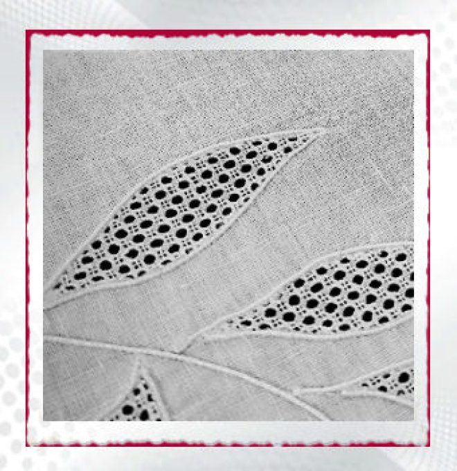 fiche imprimée motif cordonnet laurine