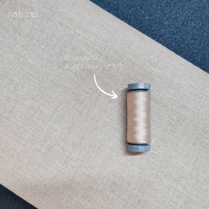lin 14 fils/cm - coupon 35x50 cm 