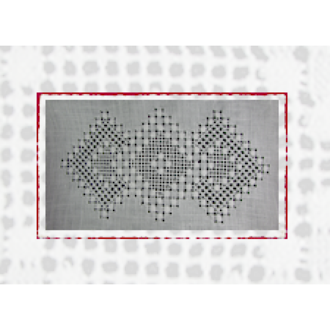 fiche imprimée  losanges 